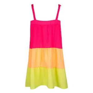 Hurley Color Block Crinkle Sundress